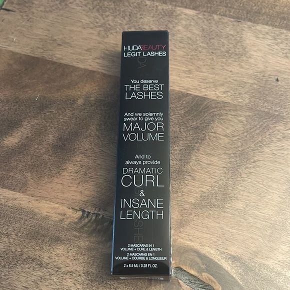 sold 🛑⛄️ Huda Beauty Legit Lashes Double-Ended Mascara Very Vanta - Picture 5 of 6